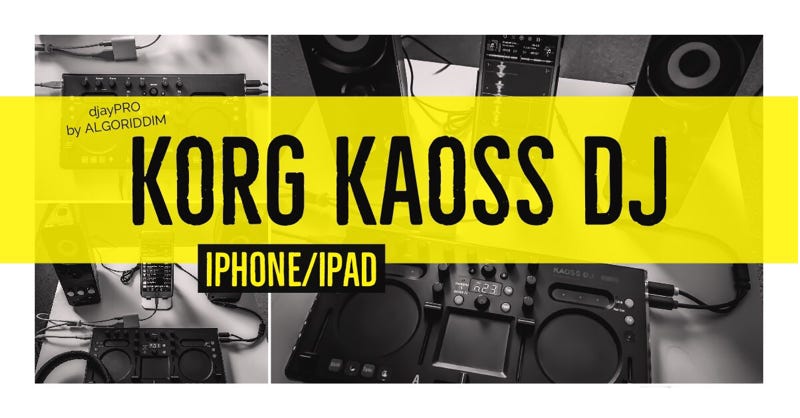 KORG KAOSS DJ Setup